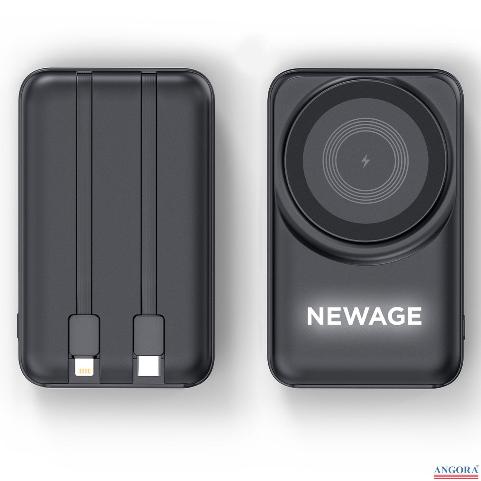 KÜÇÜKLER 10.000 MAH SİYAH MAGSAFE  ve  WIRELESS POWERBANK
