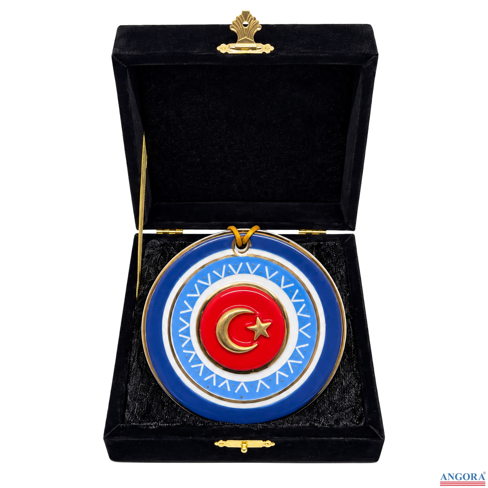 TUĞRA LACİVERT AYYILDIZ DEKORATİF DUVAR ASKISI