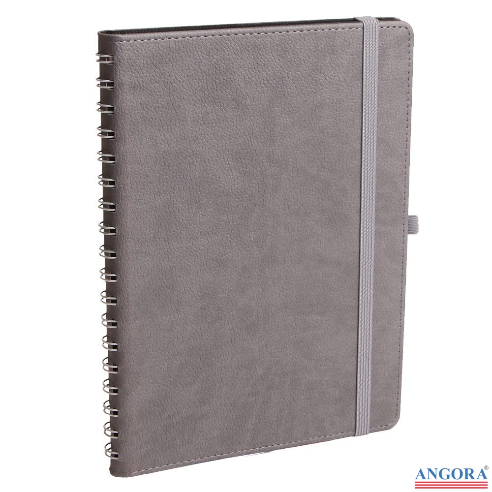 3031 SÖĞÜTÖZÜ KIRMIZI SPİRALLİ TARİHSİZ DEFTER (17X24 CM)