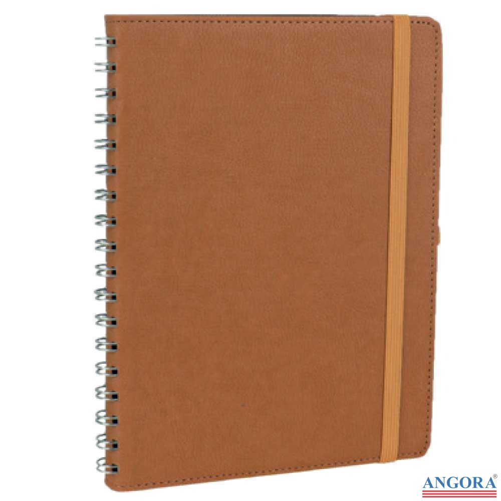 3031 SÖĞÜTÖZÜ LACİVERT SPİRALLİ TARİHSİZ DEFTER (17X24 CM)