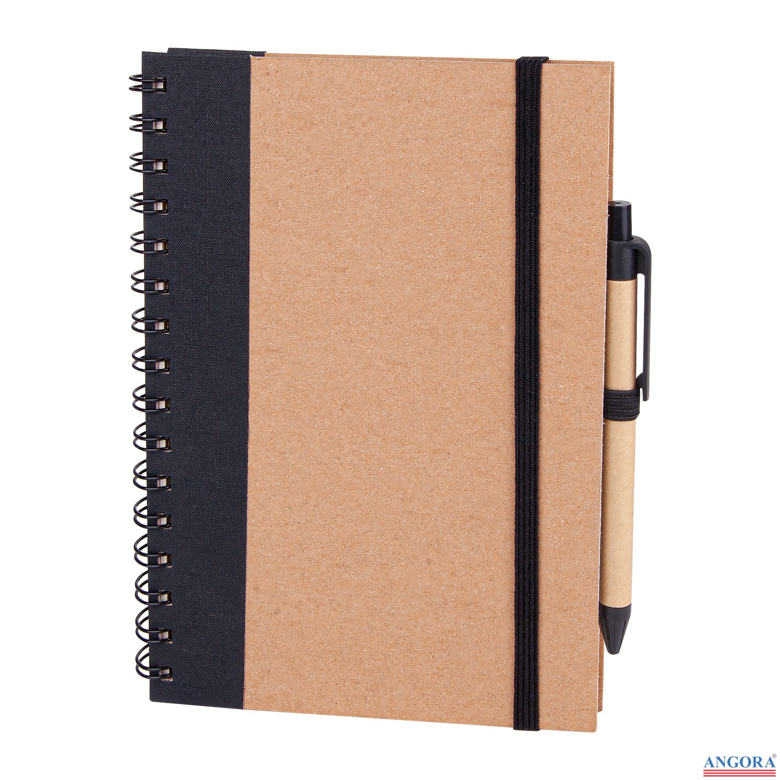 PURSAKLAR SİYAH SPİRALLİ TARİHSİZ DEFTER (15X21 CM)