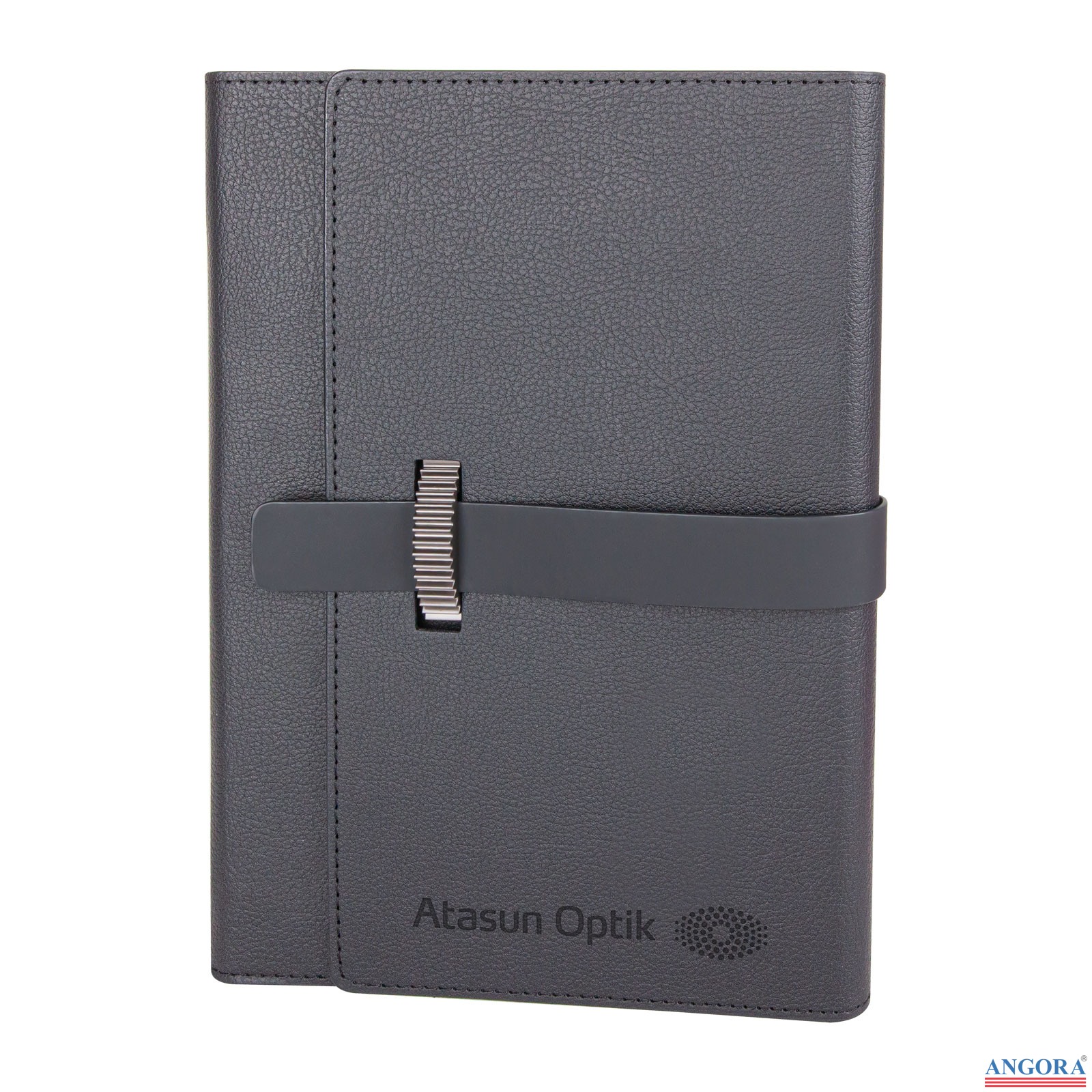 DEMİRTEPE SİYAH TARİHSİZ ORGANİZER DEFTER (17x23CM)