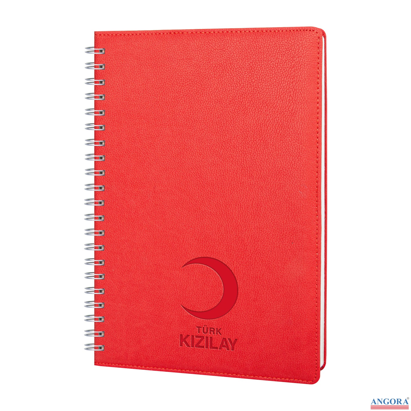 3106 PLEVNE SİYAH KARELİ TARİHSİZ SPİRALLİ DEFTER (20x28 CM)