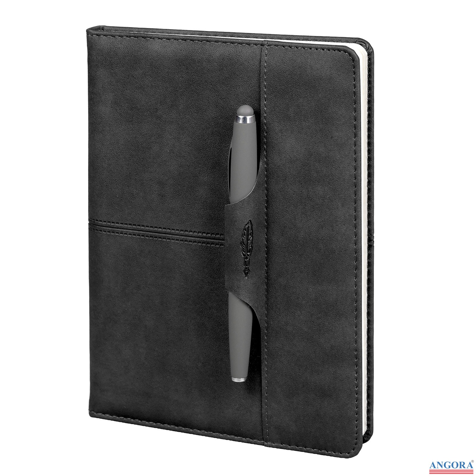 ATAKULE SİYAH TARİHSİZ DEFTER (15X21 CM)