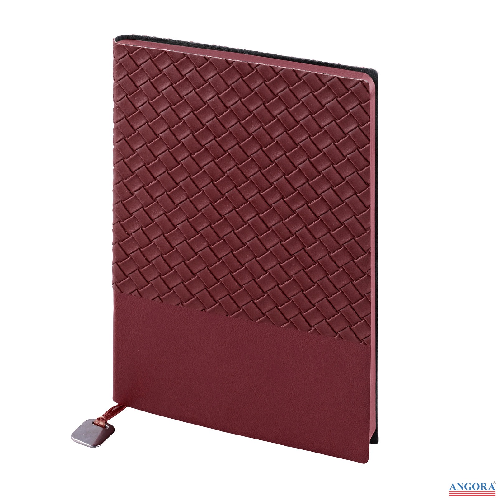 AKAY BORDO TARİHSİZ DEFTER (15X21 CM)