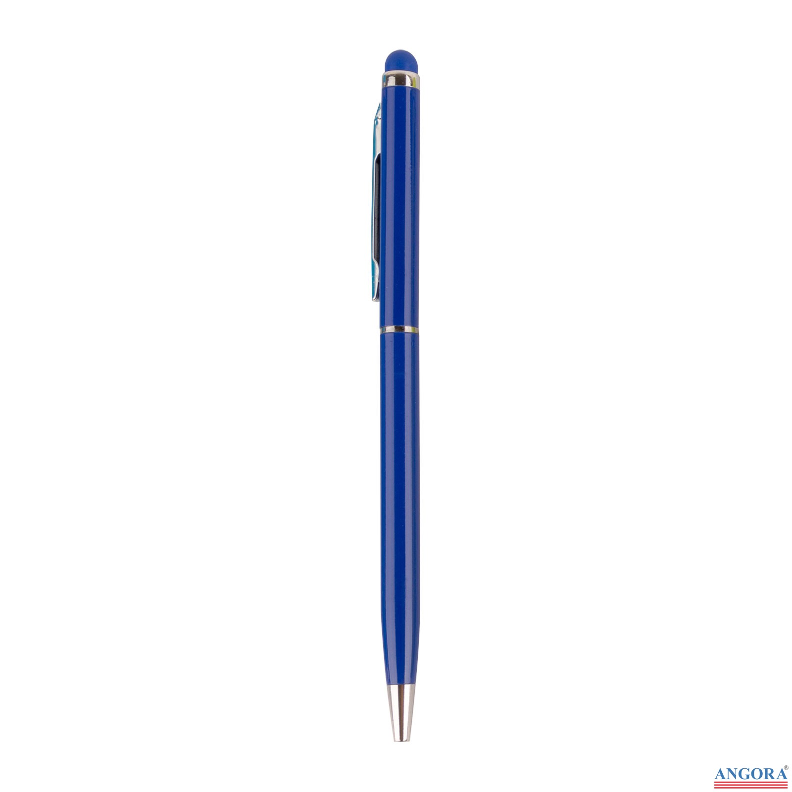 BAYRAKLI LACİVERT METAL TÜKENMEZ KALEM