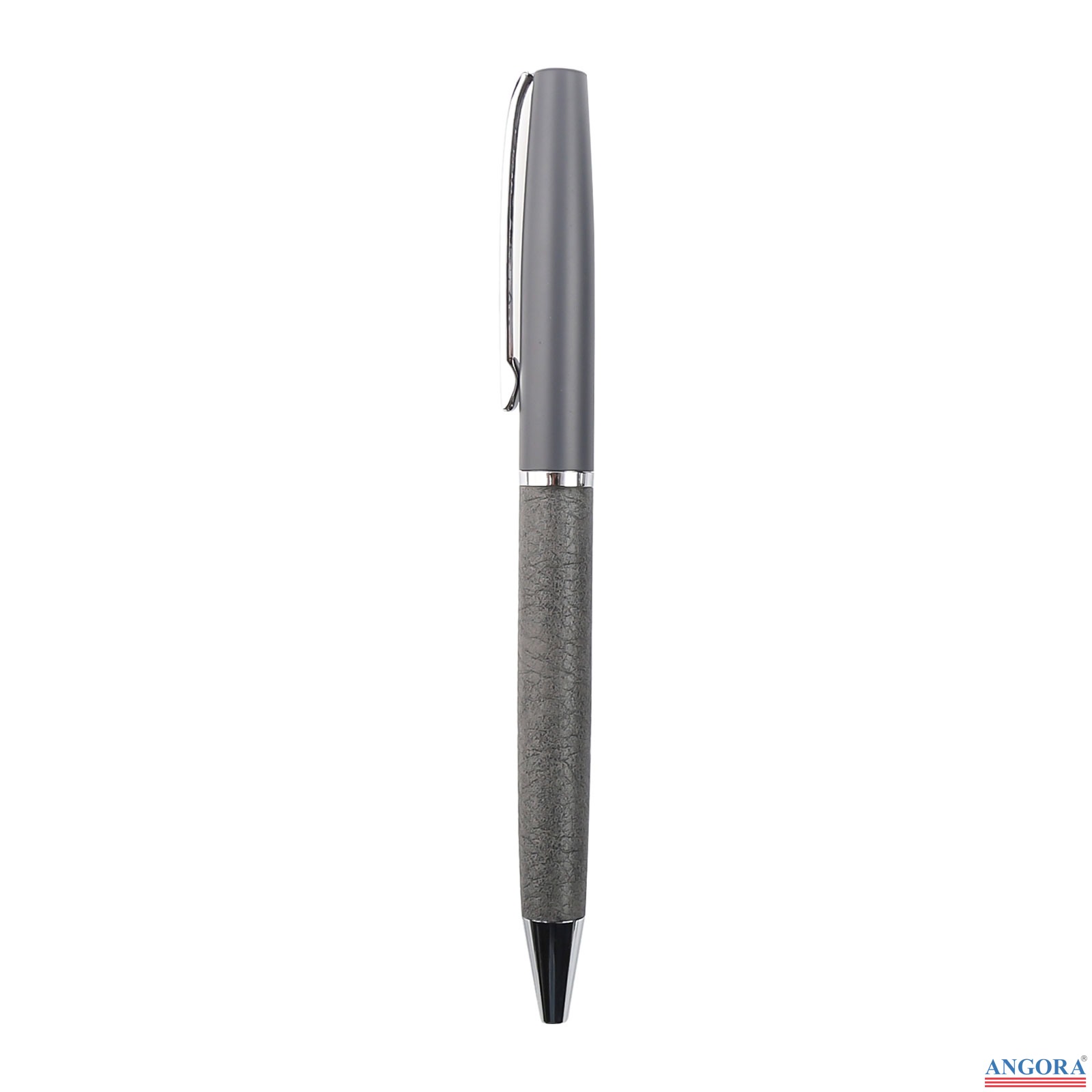 SALİHLİ GRİ METAL DERİLİ TÜKENMEZ KALEM