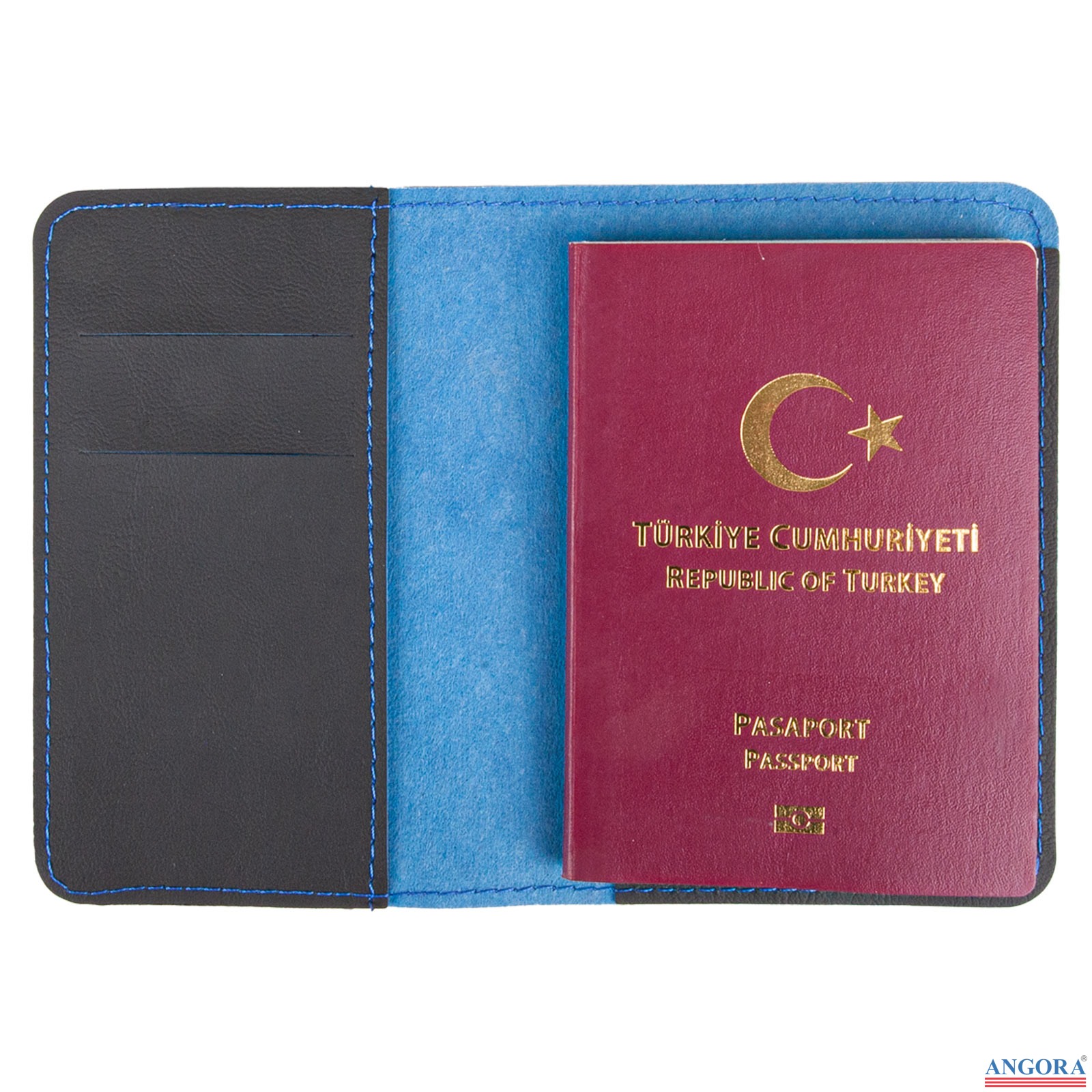 PASAPORTLUK LACİVERT DERİ