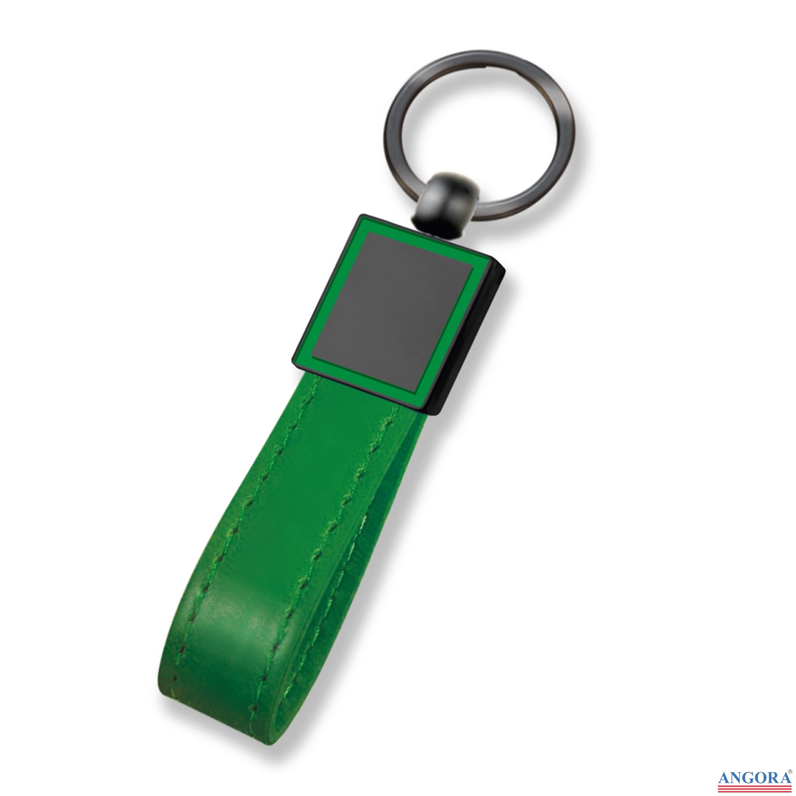 4752 BEYSEKİ SİYAH METAL - DERİ ANAHTARLIK