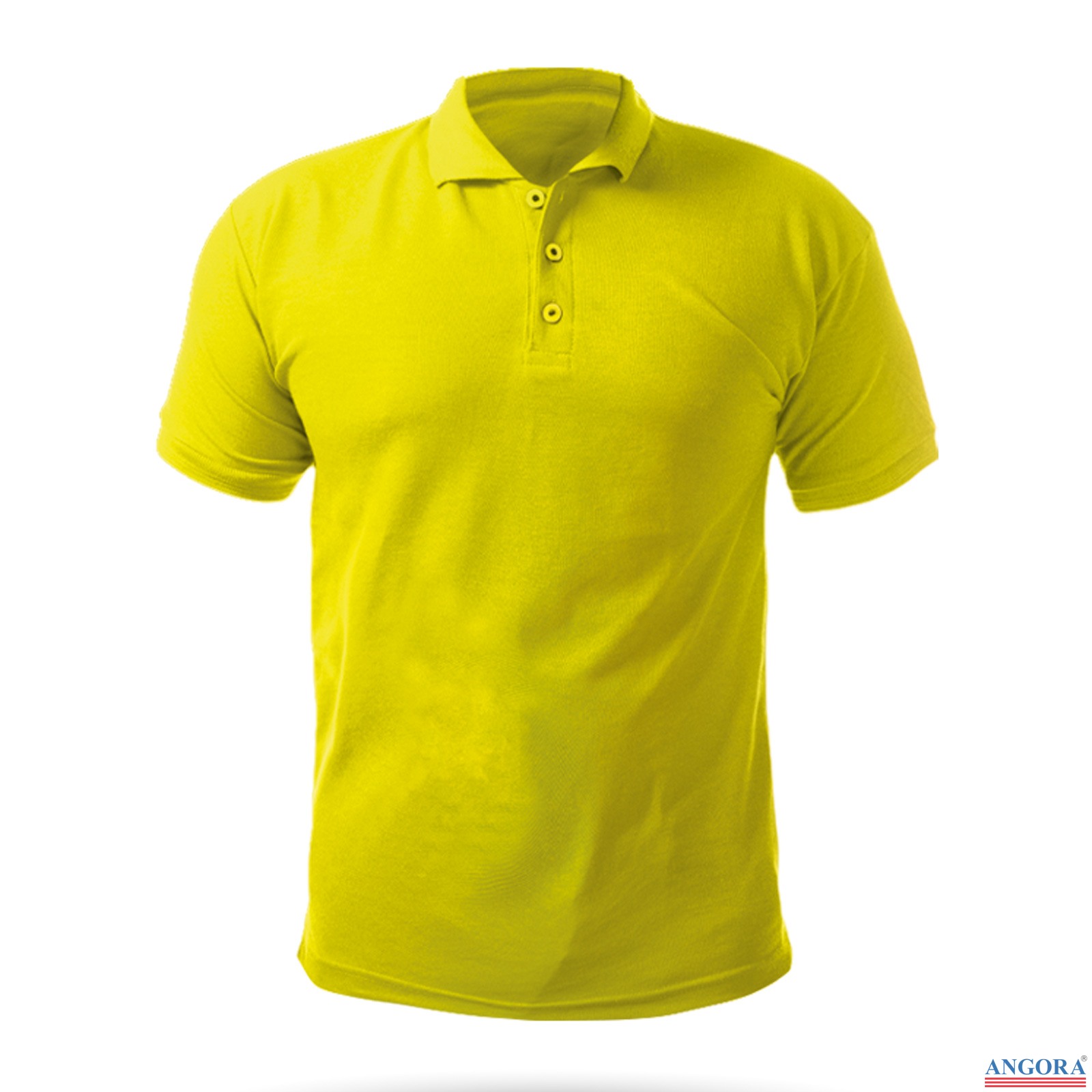 AÇELYA SARI XXL POLO YAKA TİŞÖRT