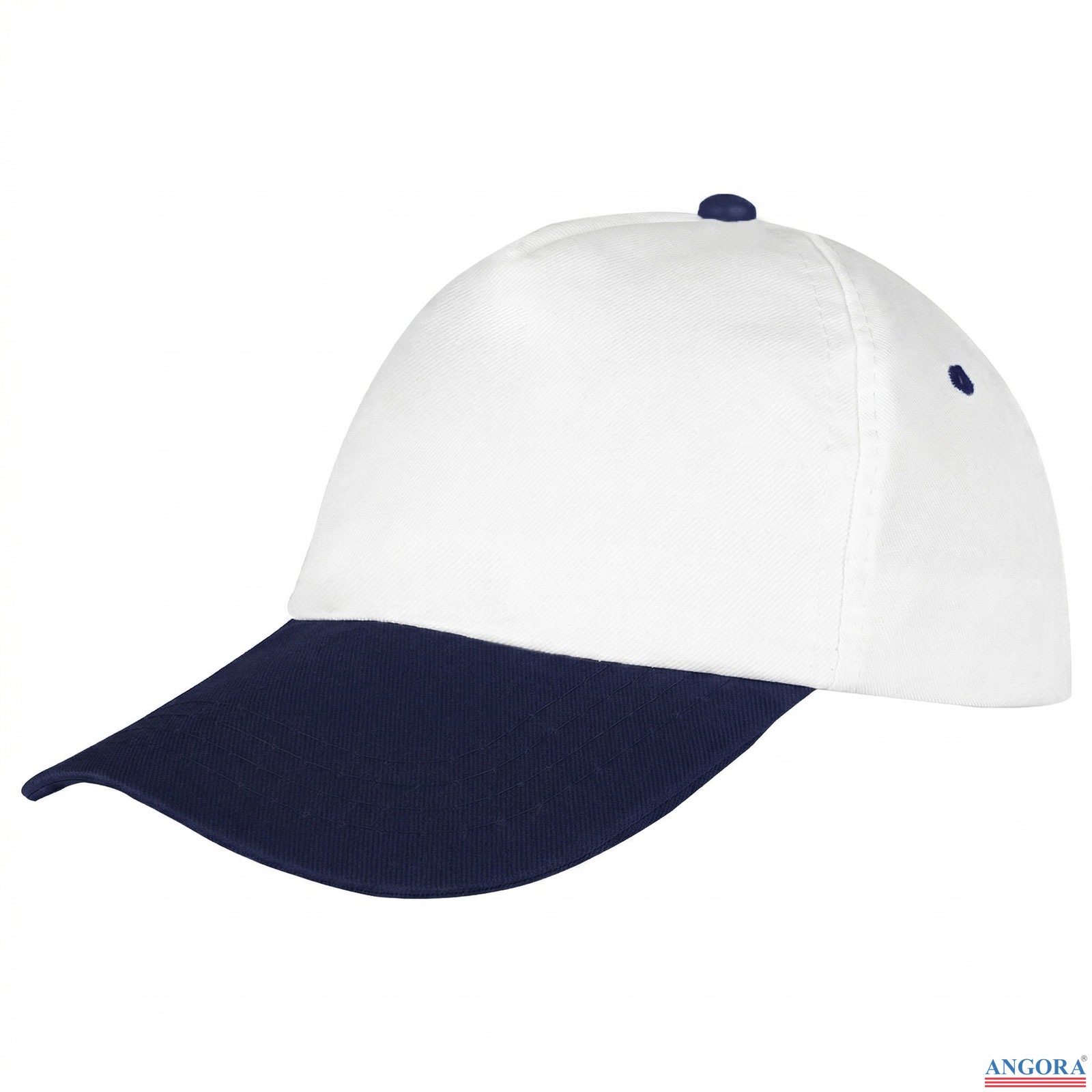 PAPATYA BEYAZ-LACİVERT POLYESTER ŞAPKA