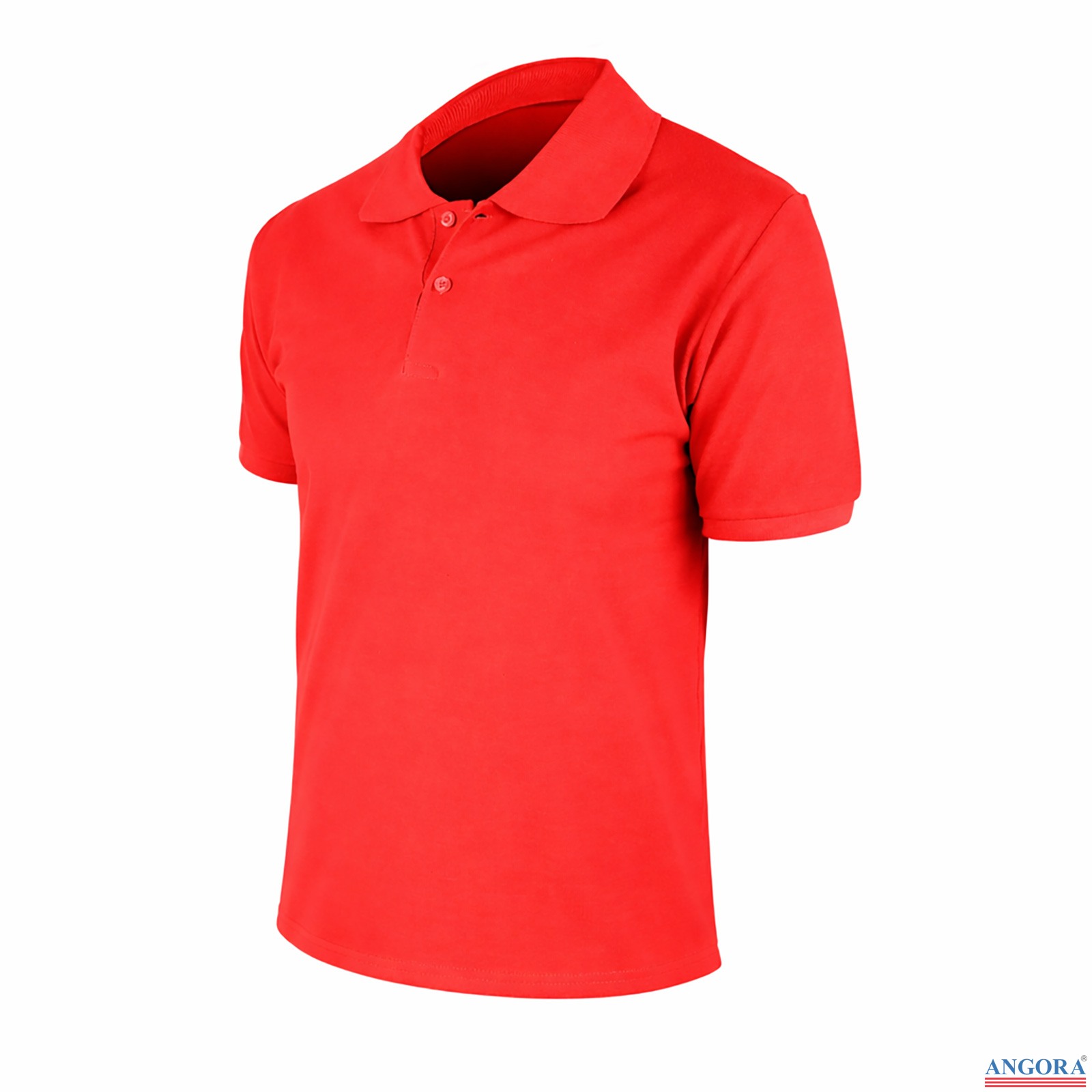 498504 BEGONYA KIRMIZI L POLO YAKA TİŞÖRT