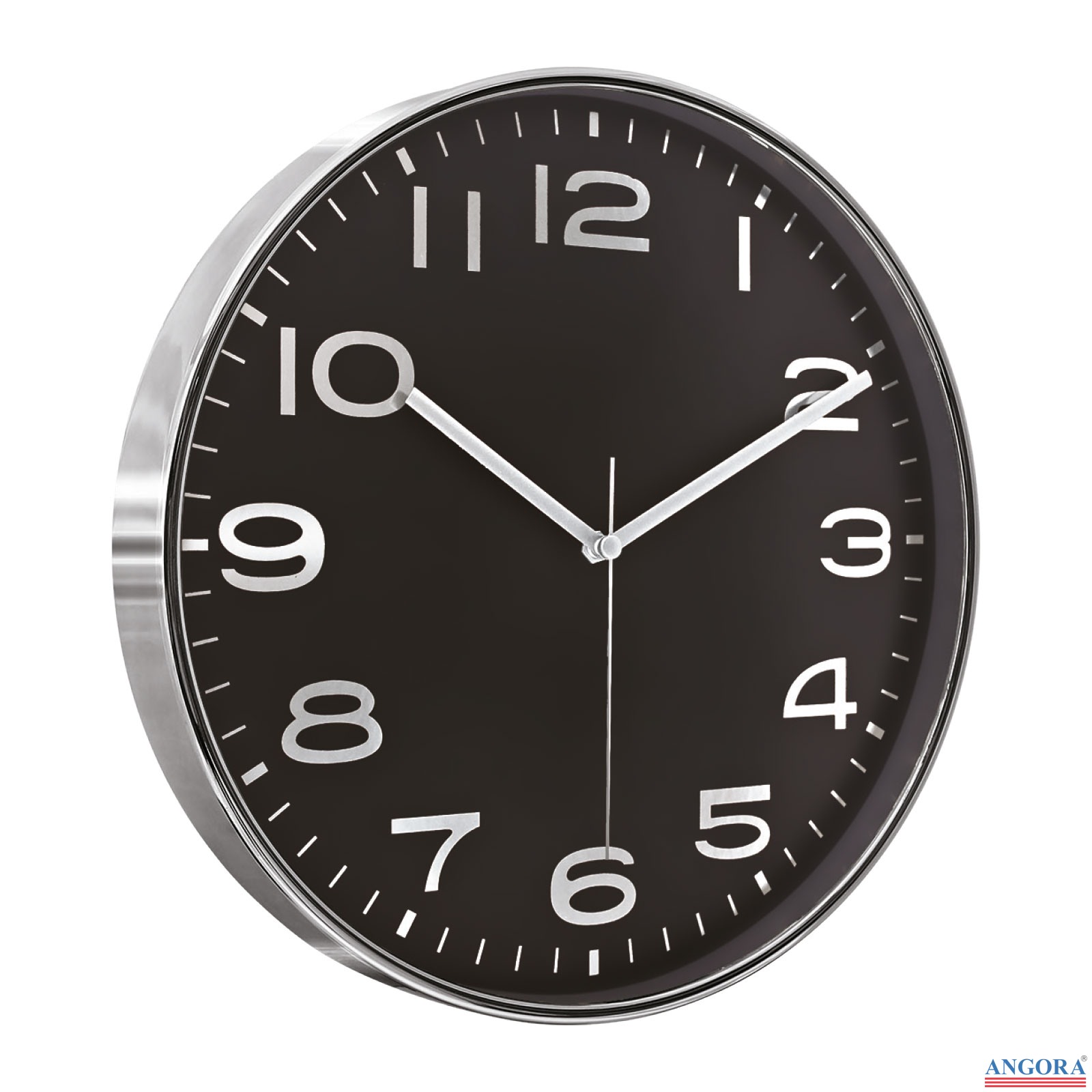 5010 HADES406 ALTIN-BEYAZ METALİZE ÇERÇEVE DUVAR SAATİ(380 MM)