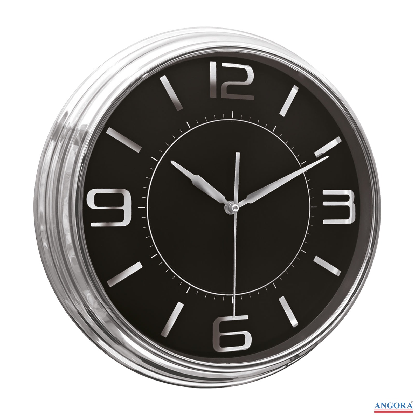 5036 SEZAR401 SİYAH-ALTIN METALİZE ÇERÇEVE DUVAR SAATİ (380 MM)