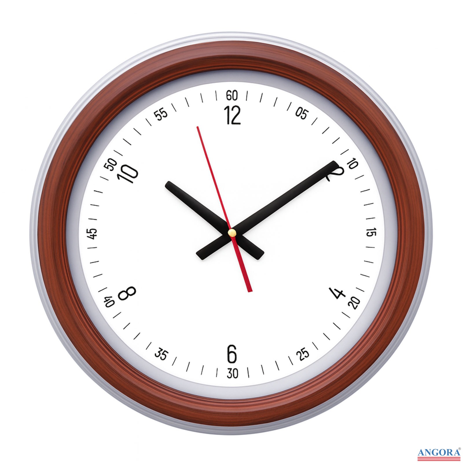 6266 SEDNA526 AHŞAP-ALTIN BRİSTOL KADRAN DUVAR SAATİ (480 MM)