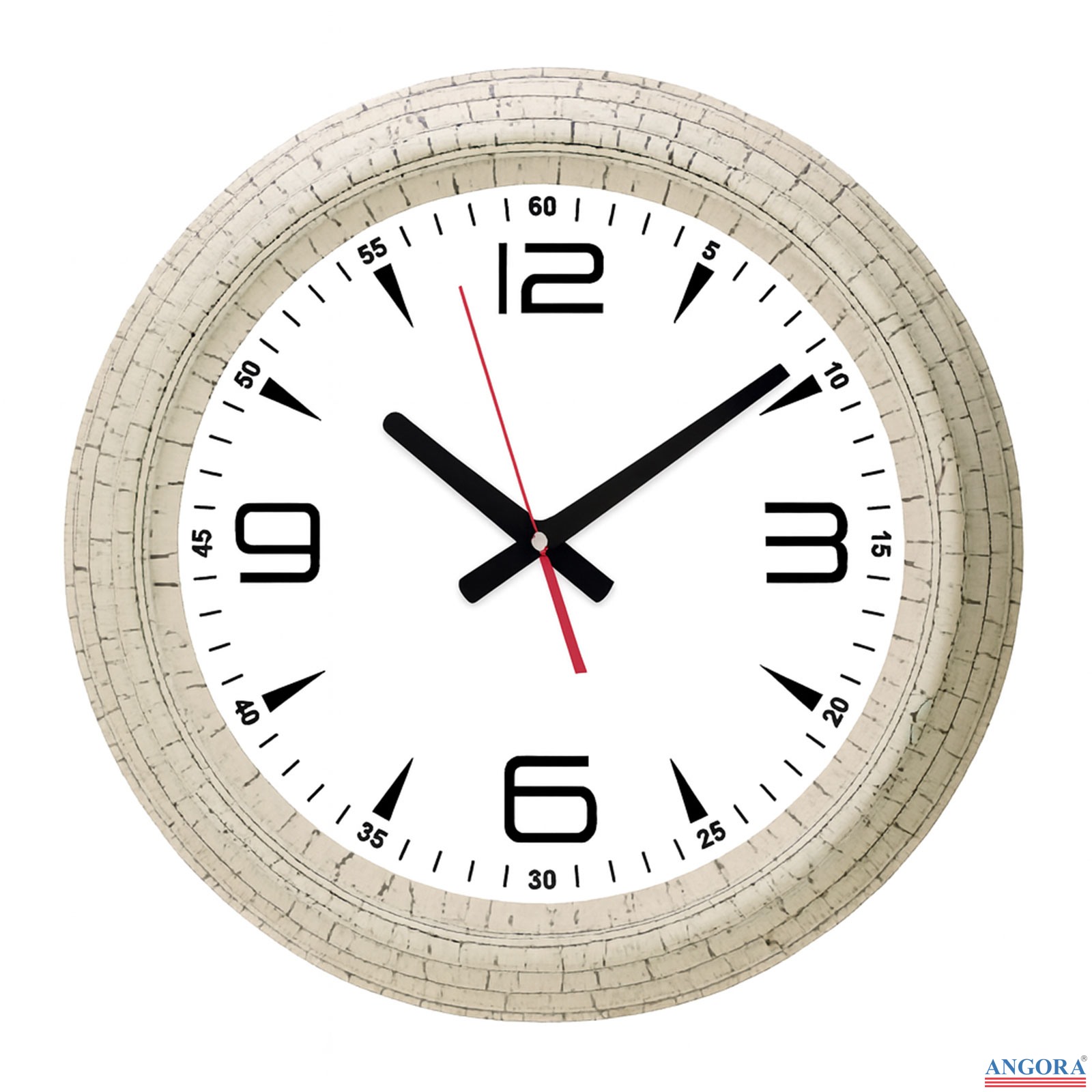 6266 SEDNA526 AHŞAP-ALTIN BRİSTOL KADRAN DUVAR SAATİ (480 MM)
