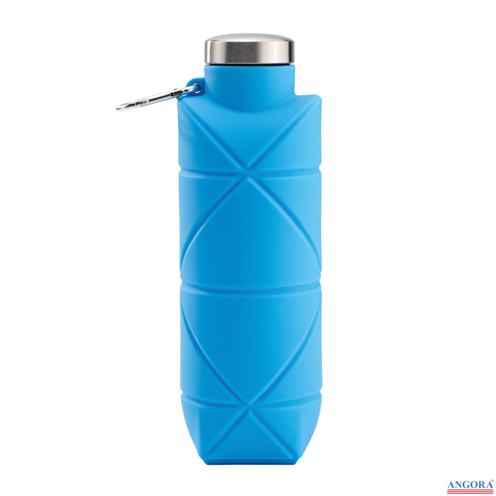 7940 AYDENİZ SİYAH 700 ML KATLANABİLİR SİLİKON MATARA