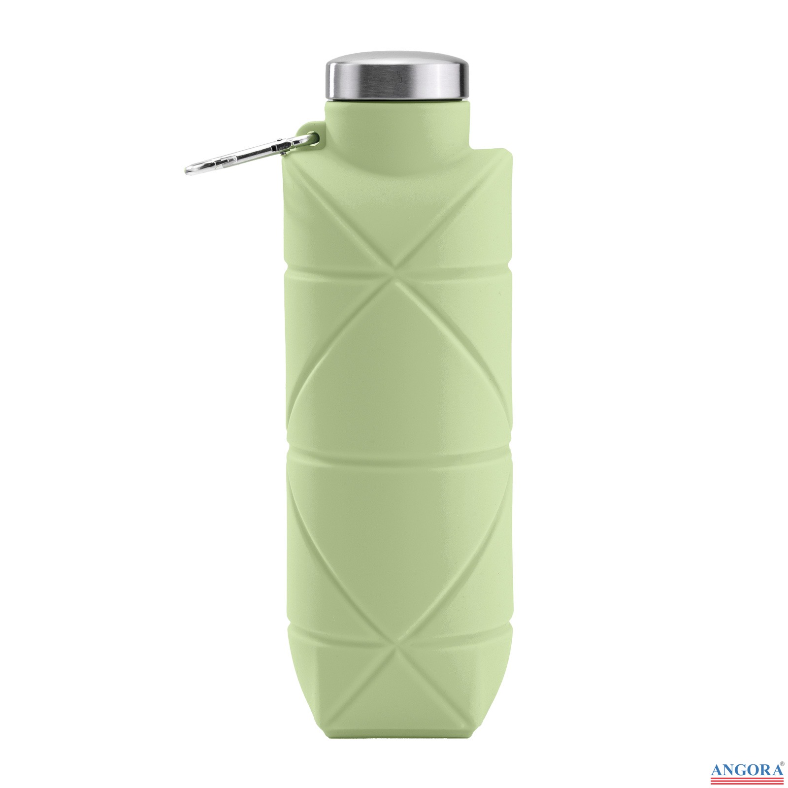 7940 AYDENİZ SİYAH 700 ML KATLANABİLİR SİLİKON MATARA