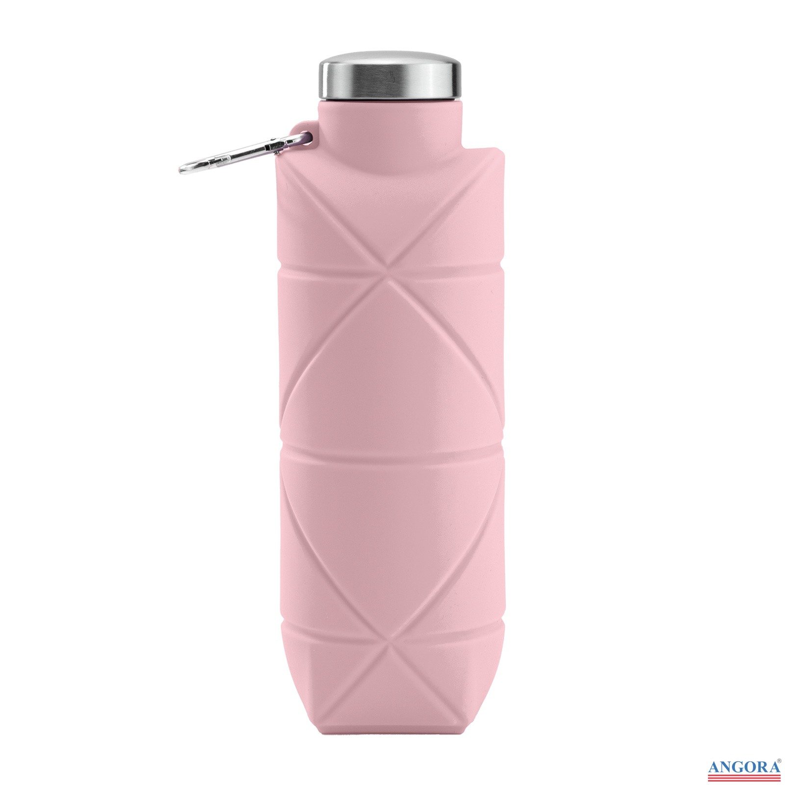 7940 AYDENİZ SİYAH 700 ML KATLANABİLİR SİLİKON MATARA