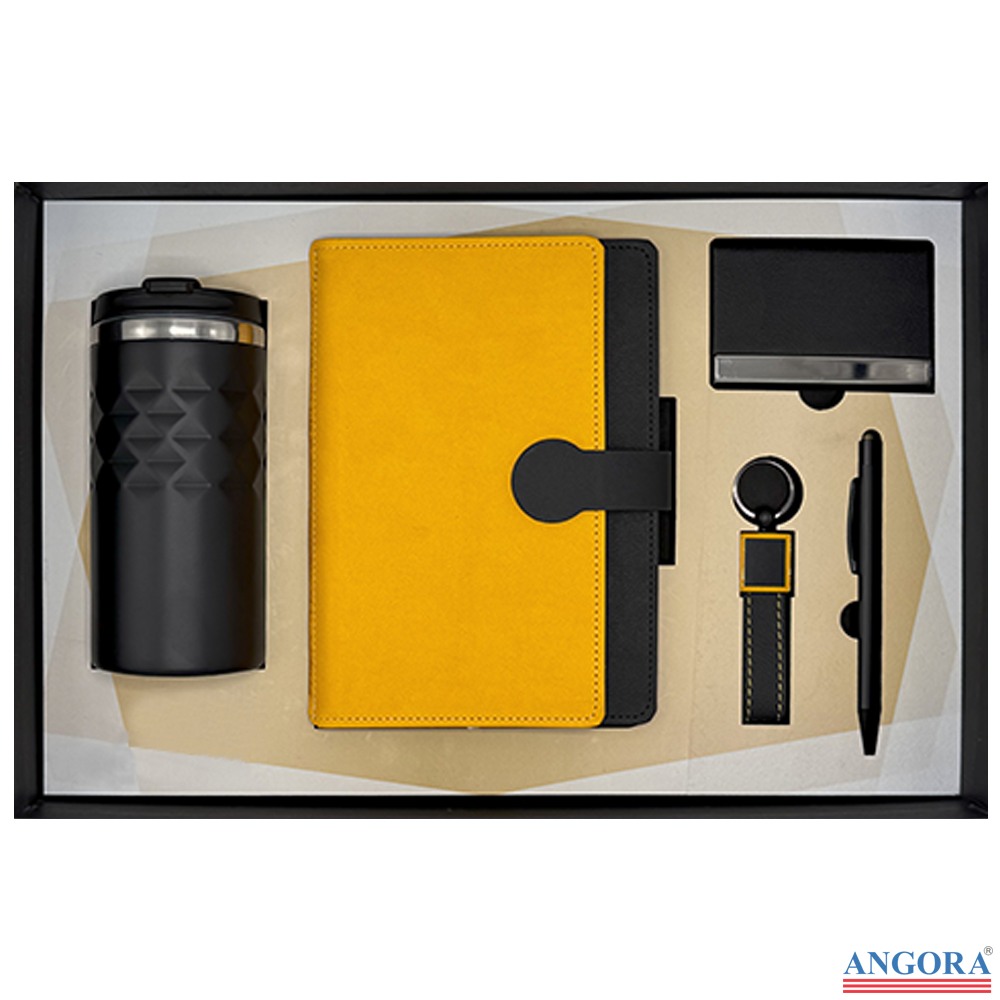 9167 POYRAZ SİYAH HEDİYELİK SET