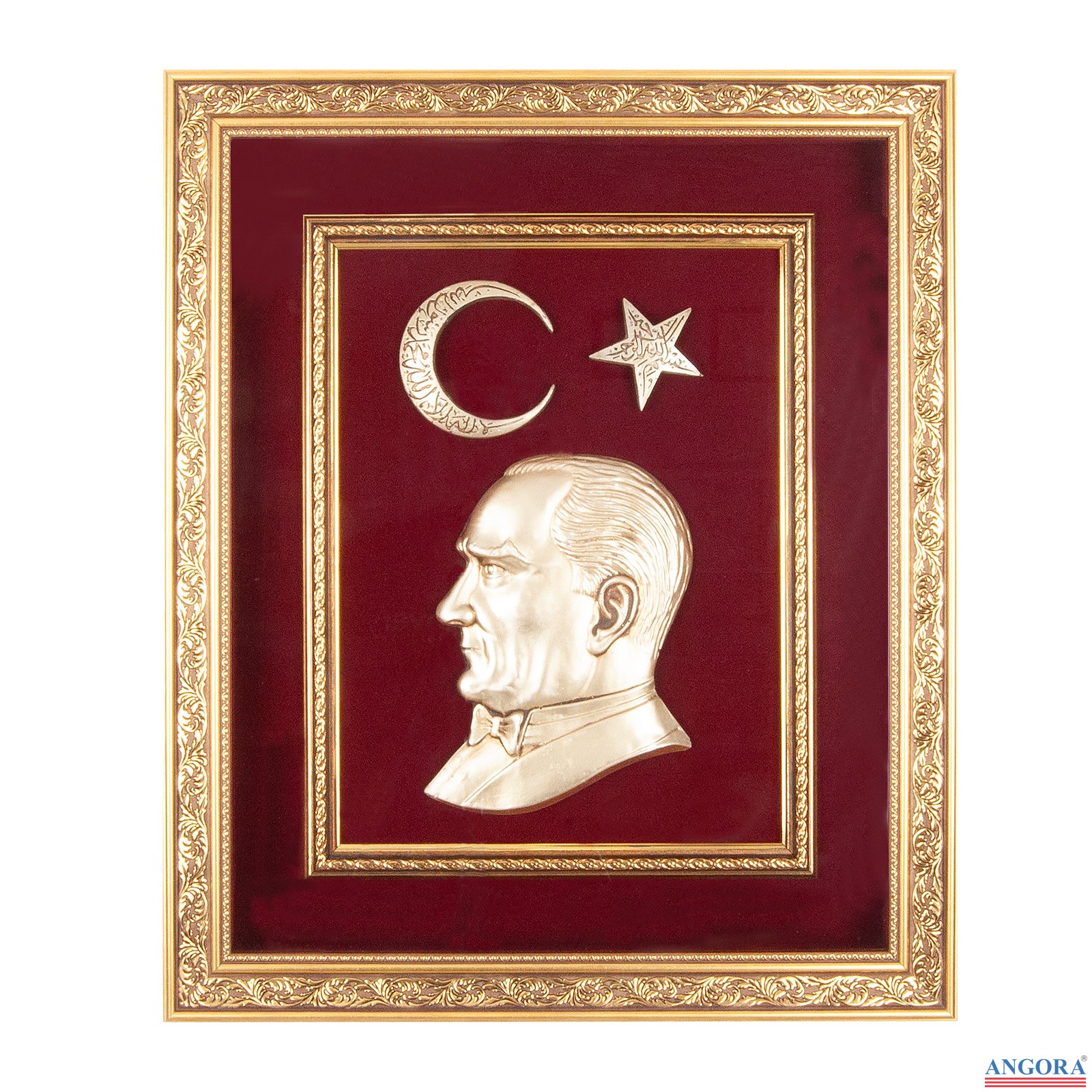 ÖNCÜ KIRMIZI ATATÜRK KABARTMALI TABLO
