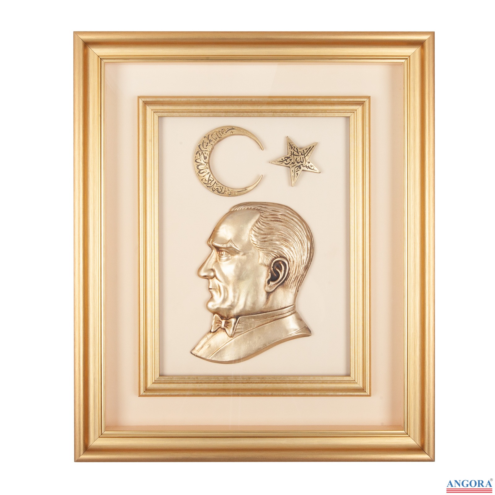 9228 ÖNCÜ KIRMIZI ATATÜRK KABARTMALI TABLO