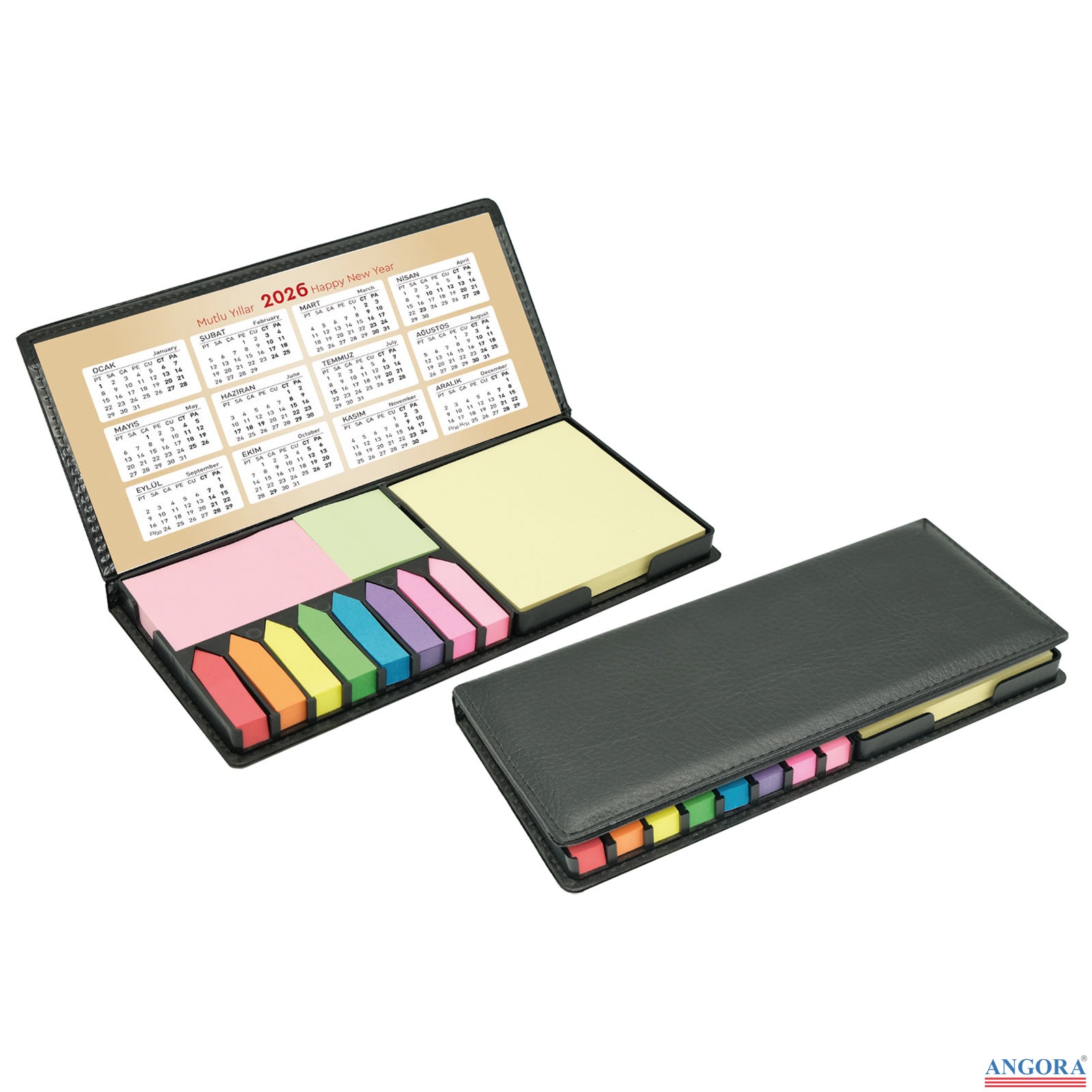 KARATAŞ YAPIŞKANLI NOTLUK (23X10,5X2 CM)