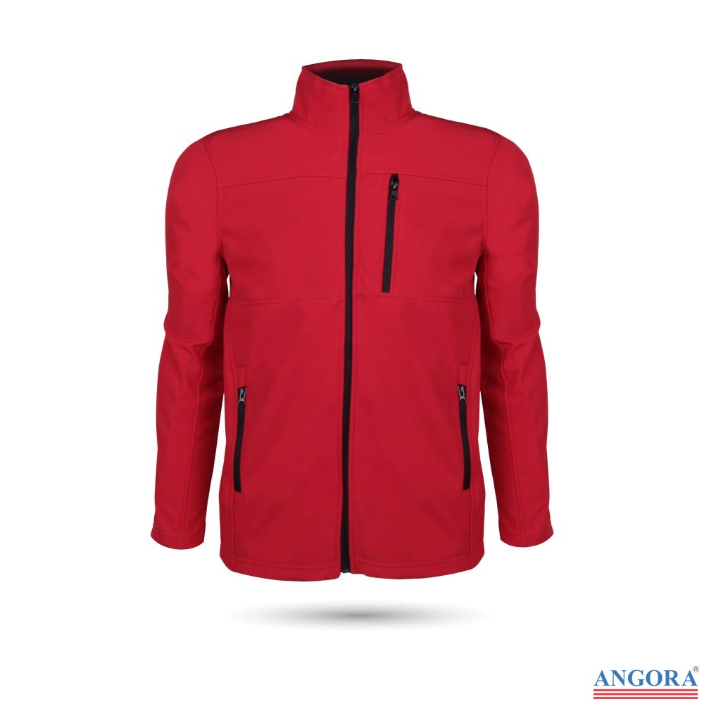 DAVRAZ SOFTSHELL KIRMIZI L MONT