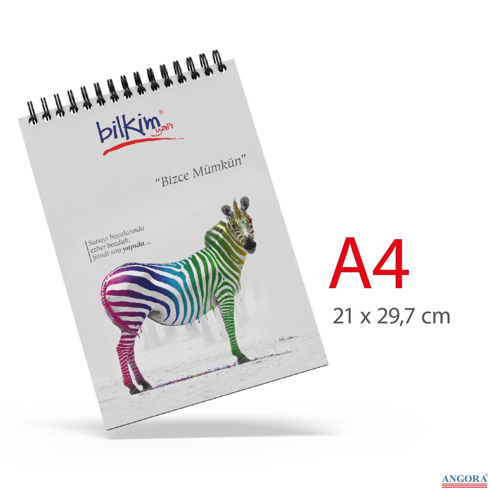 ALA-51 A4 KARTON KAPAKLI SPİRALLİ BLOKNOT