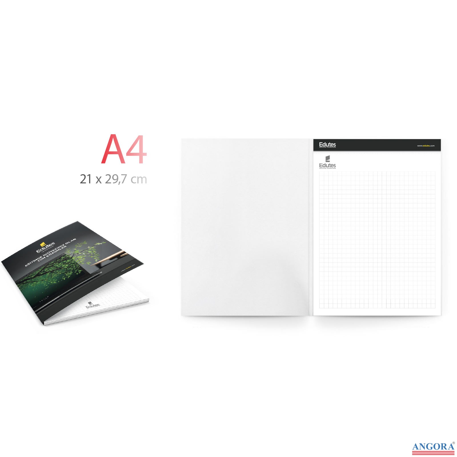 ALA-53 KAPAK GEÇMELİ YANA AÇILIR A4 BLOKNOT